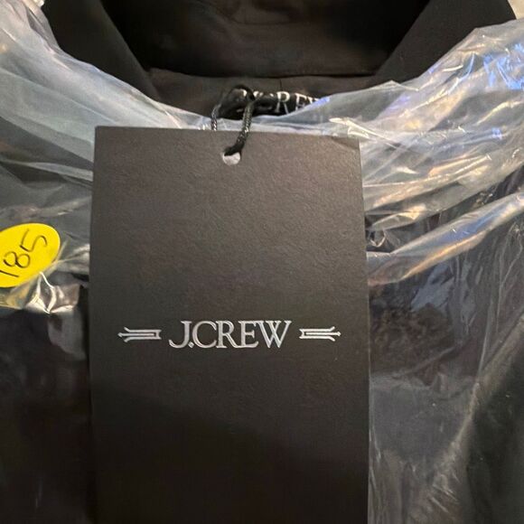 J. Crew Parc Dress Black Carrmen Four Season Stretch Fabric 12 Tall - Picture 9 of 11